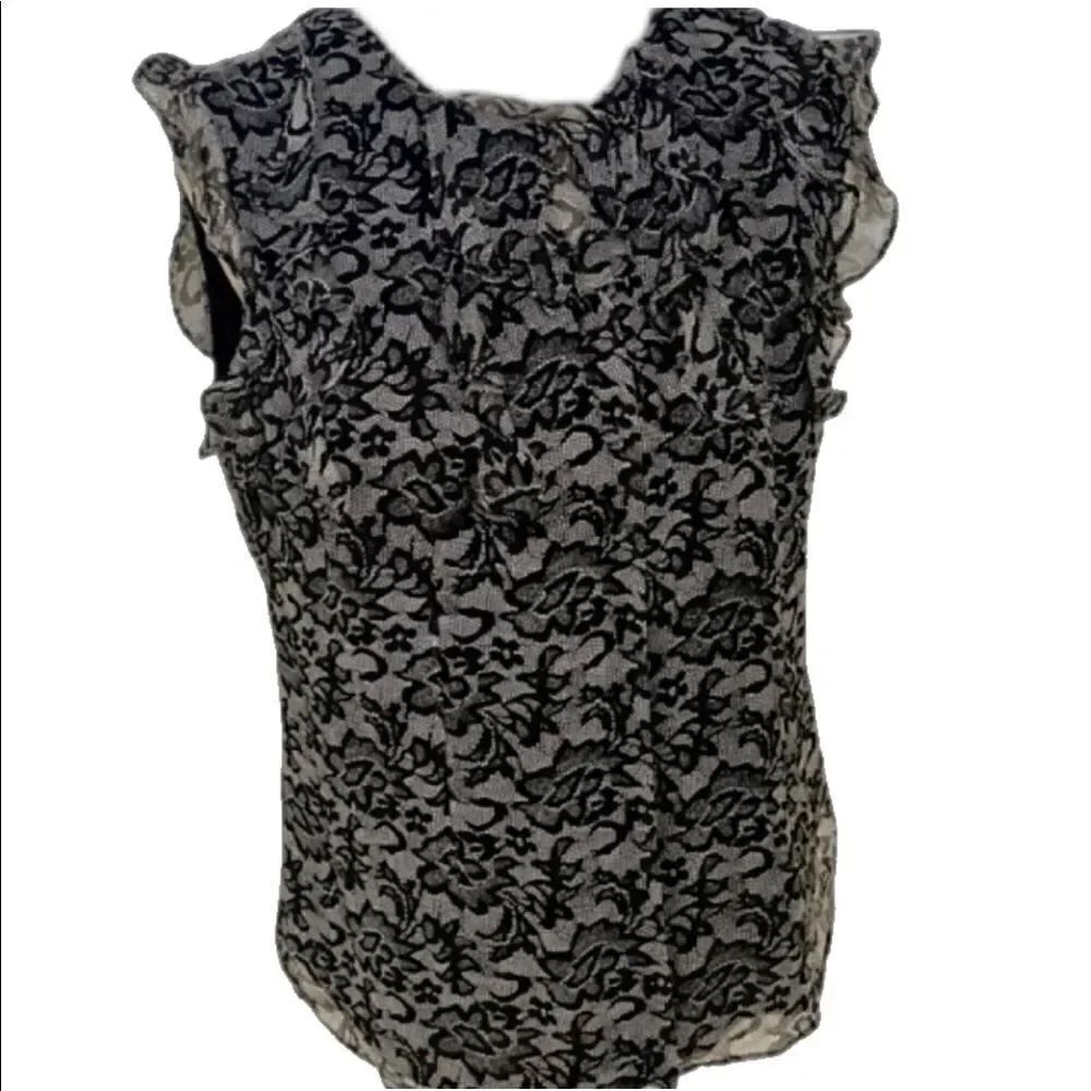 Antonio Melani Ruffle Front Blouse